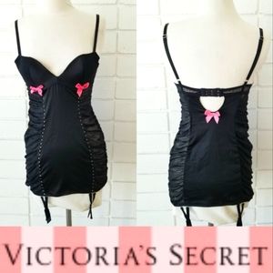Victoria's Secret Vintage Sexy Little Things Chemise Garter Lace Lingerie NWT